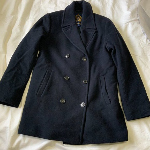 ARITZIA - Sunday Best Hutton Coat (Navy) oversized fit. - Picture 6 of 7